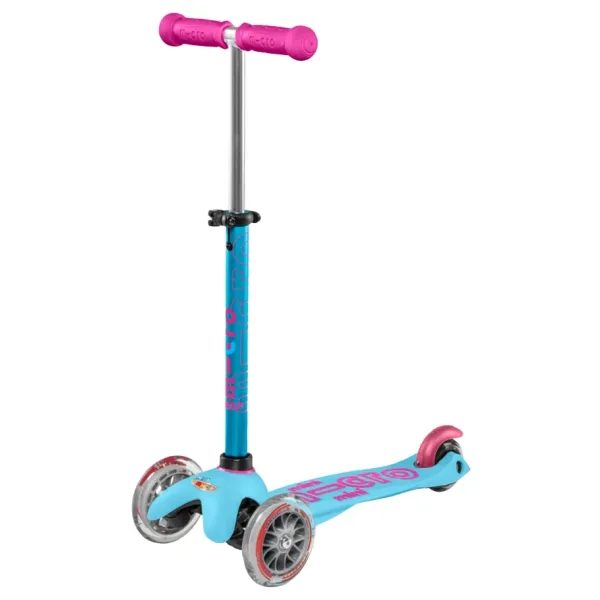 Micro Mini Deluxe MMD074 Turkuaz-Pembe 3 Tekerlekli Çocuk Scooter