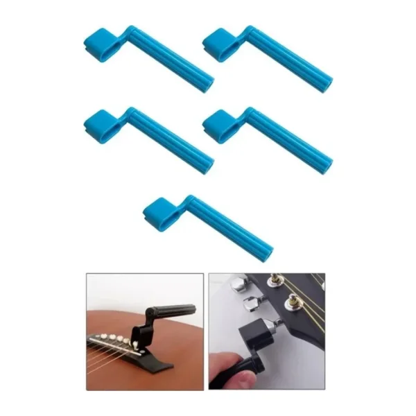 Midex W11-BL-5X Gitar Tel Sarıcı Gitar Burgu Çevirici (Mavi 5 Adet)