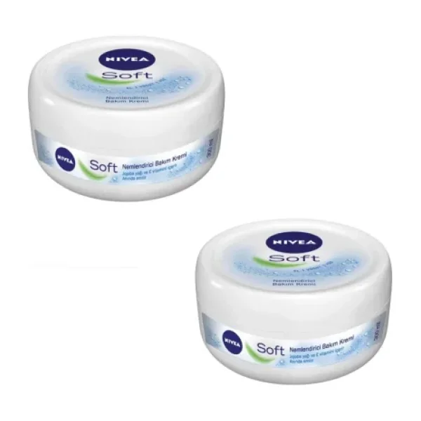 Nivea Soft Nemlendirici Bakım Kremi 300 ml 2 Adet