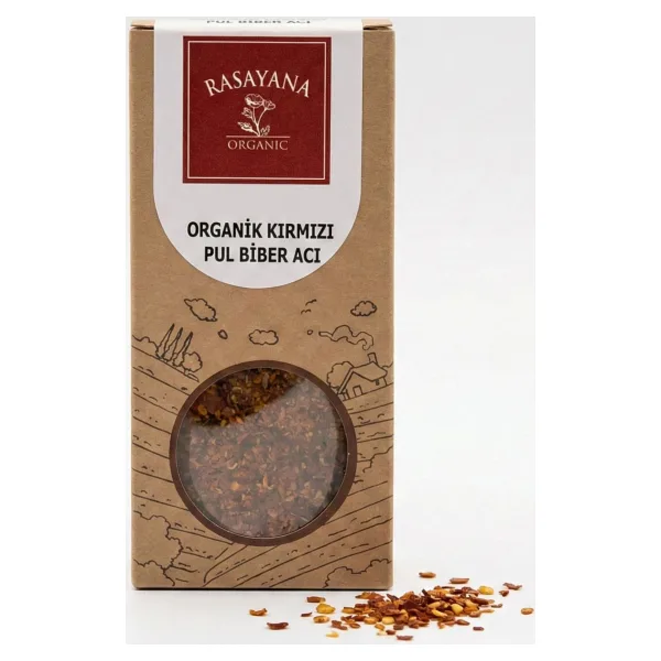 Rasayana Organik 50 gr Acı Kırmızı Pul Biber