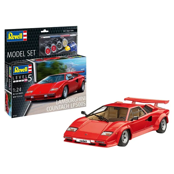Revell 1:24 Lamborghini Countach LP500S 07730 Maket Kiti