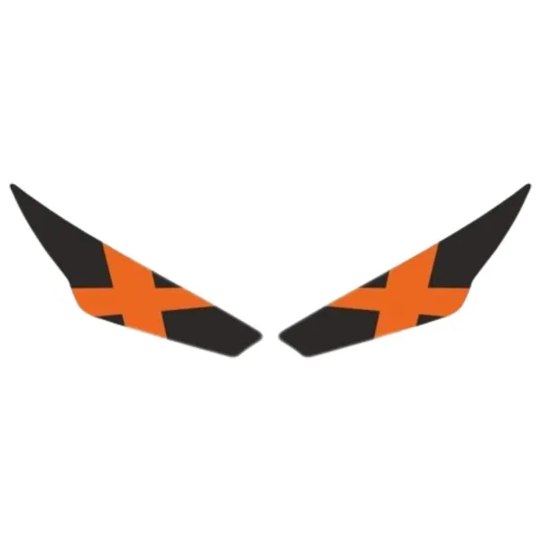 Rks R250 2023 - 2024 Uyumlu Far Sticker X Mavi