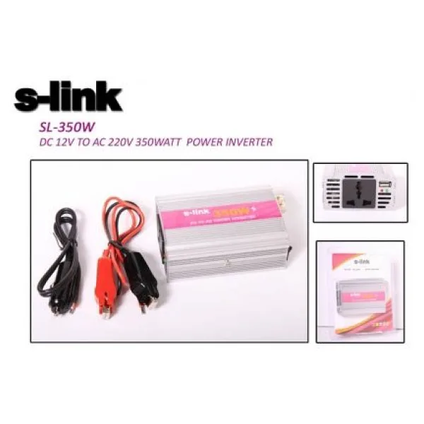 S-link SL-350W 350W DC12V-AC230V İnverter