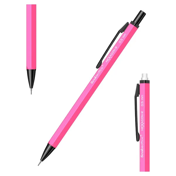 Scrikss Hexagon-R Neon Pembe 0.5 mm Versatil Uçlu Kalem