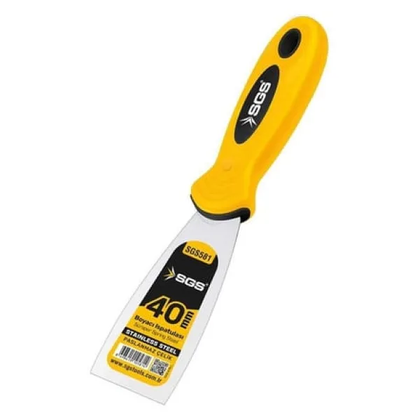 Sgs 581 40 mm Paslanmaz Çelik Spatula
