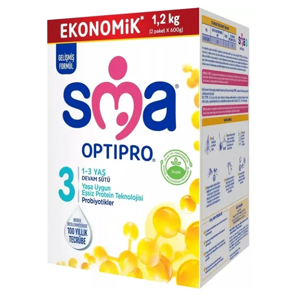 SMA Optipro 3 Probiyotik Devam Sütü 1200 gr