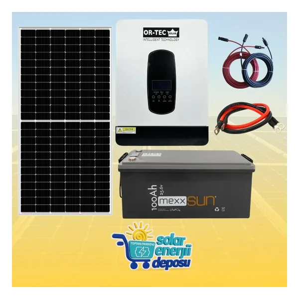 Solar Enerji Deposu 3000W Lityum Güneş Enerjisi Paketi