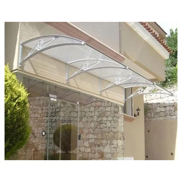 TF Delux Seri 1,12 Alüminyum Ayaklı Sundurma 120 X 100 Gri 3 mm Solid Levha