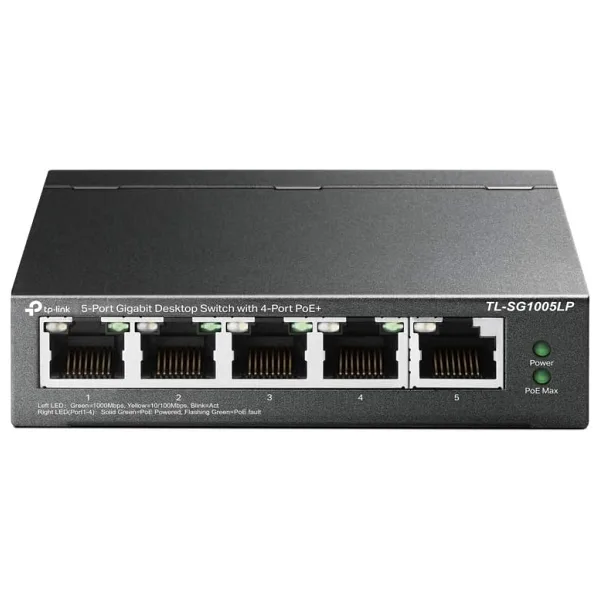 TP-Link TL-SG1005LP 5 Port 10/100/1000 Mbps Gigabit Switch