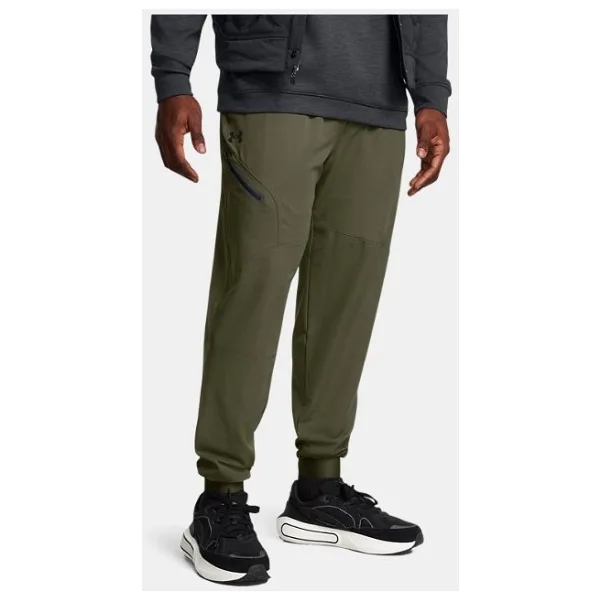 Under Armour Unstoppable Woven 1388823-390 Haki Erkek Jogger Eşofman Altı