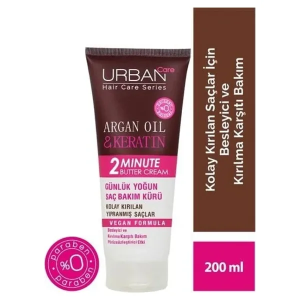 Urban Care Argan Oil & Keratin Günlük Yoğun 200 ml Saç Bakım Kürü