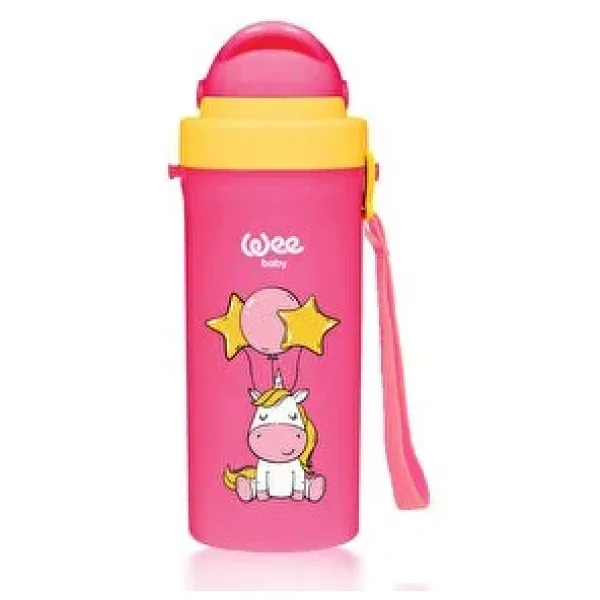Wee Baby 896 Pipetli Bardak 300 ml Pembe