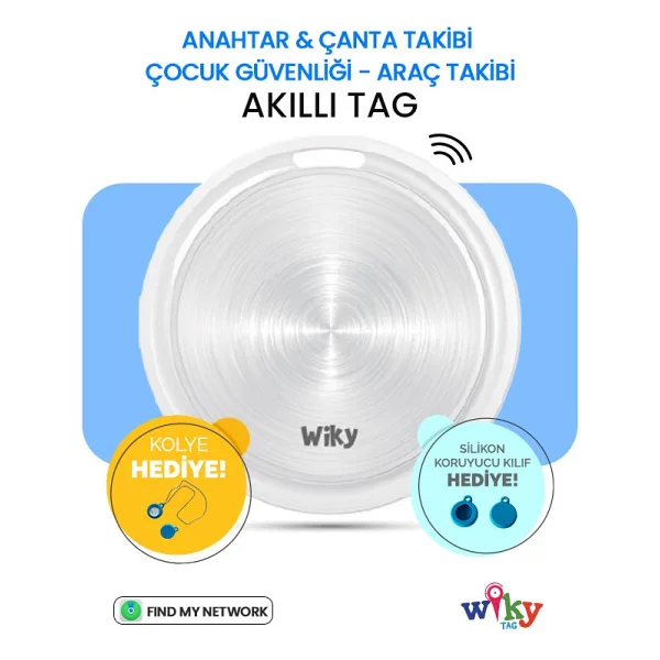 Wiky Watch WikyTag Mavi Akıllı Takip Cihazı
