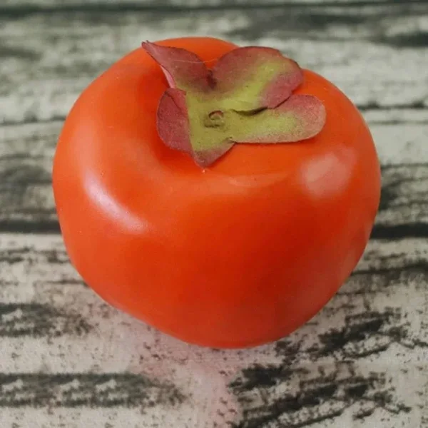 Yapay Meyve Cennet Hurması Fruit Tropik Meyve 12x7Cm 1Adet