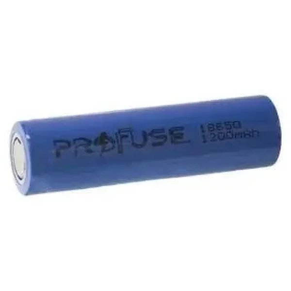 3.7V 1200mAh 18650 Li-ion Şarjlı Pil - Başsız