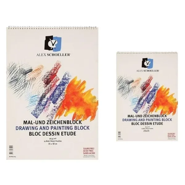 Alex Schoeller Resim Defteri 35 x 50 Spr. 165 gr 15 Yp. - 2 Adet
