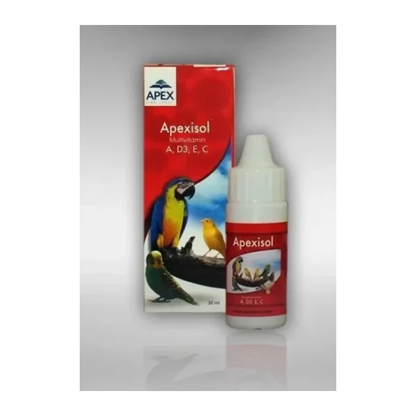 Apex Apexisol 30 ml Kuş Multivitamin Takviyesi