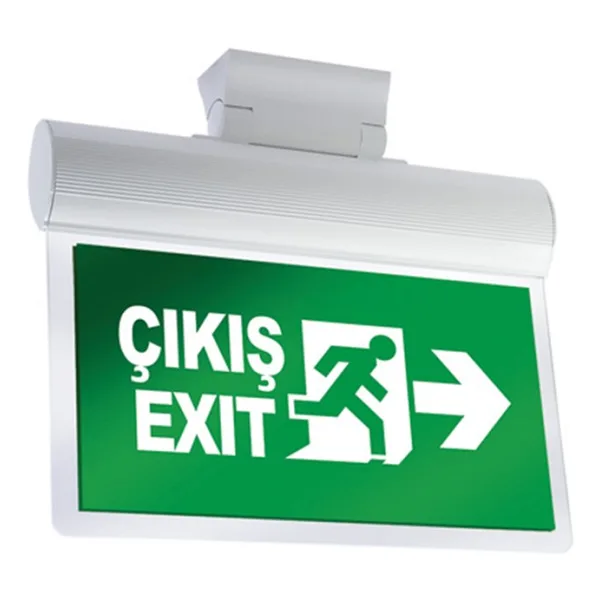Arsel Orion AEB-24223-L Acil Çıkış Yönlendirme Armatürü Sürekli ve Kesintide 180 Dak. Yanan 8xF LED