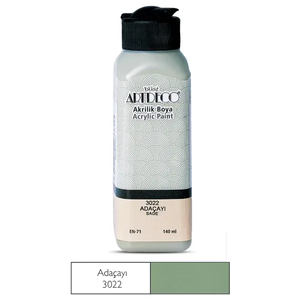 Artdeco 140 ml 3022 Ada Çayı Akrilik Boya