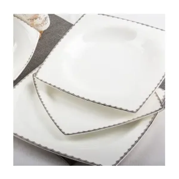 Aryıldız Bone Square 31008 Kare 60 Parça 12 Kişilik Yemek Takımı