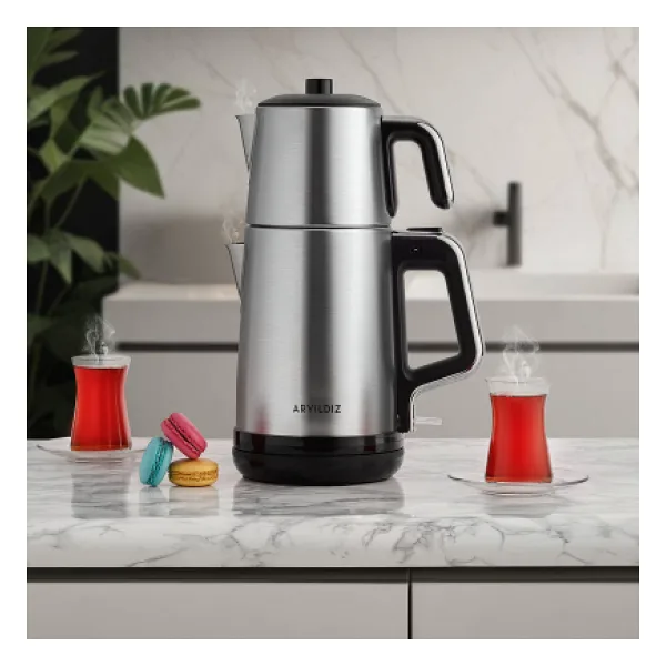 Aryıldız Tea Style 2000 W Inox Çay Makinesi