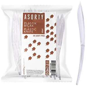 Asorty Plastik Bıçak Uzay Serisi 50'Li