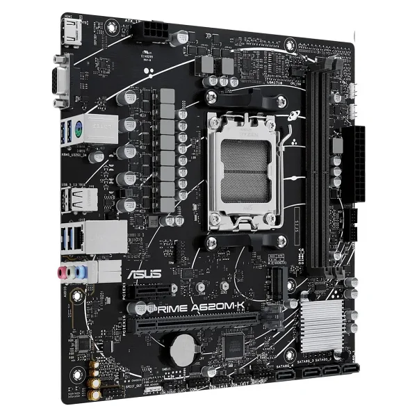 Asus Prıme A620m-K 2xddr5 Vga Hdmı 1xm2 Am5 Anakart - Görsel 4