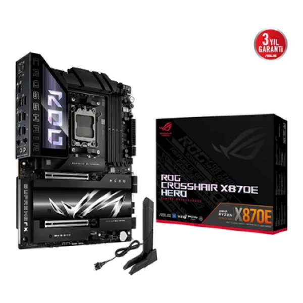Asus ROG Crosshair X870E Hero AMD AM5 DDR5 ATX Anakart