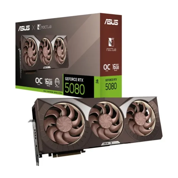 Asus RTX 5080 Noctua OC Edition RTX5080-O16G-NOCTUA 256 Bit GDDR7 16 GB Ekran Kartı