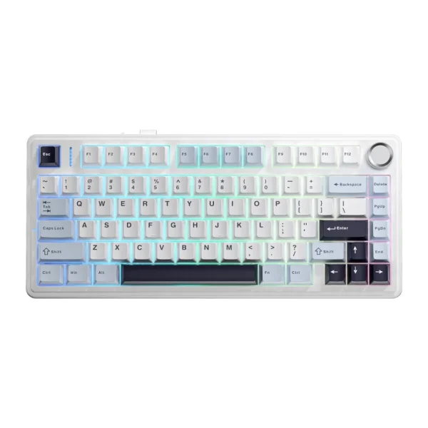 Aula F75 Lacivert RGB %75 TKL Reaper Switch Kablolu/Kablosuz Mekanik Oyuncu Klavyesi
