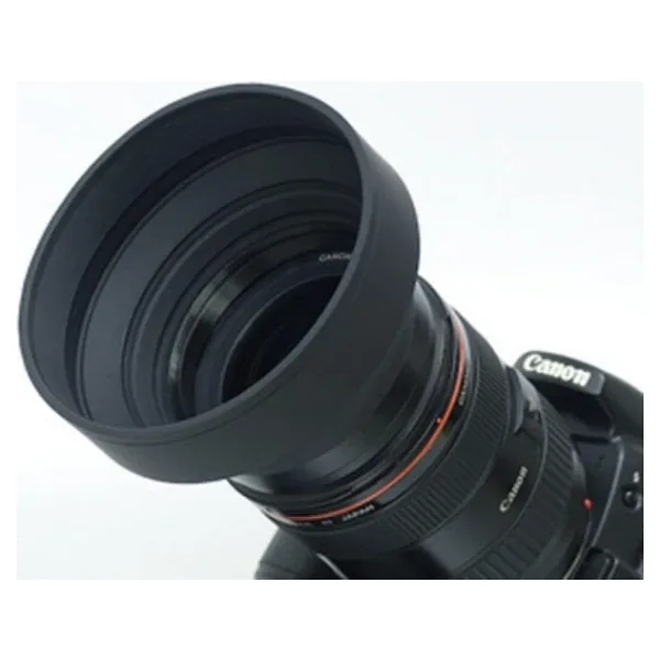 Ayex Üç Kademeli Kauçuk 72Mm Parasoley- Lens Hood