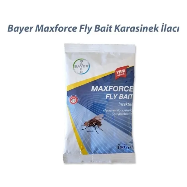 Bayer Maxforce Fly Bait Wg 100 Gr Granül Kara Sinek Ilacı X 5 Adet