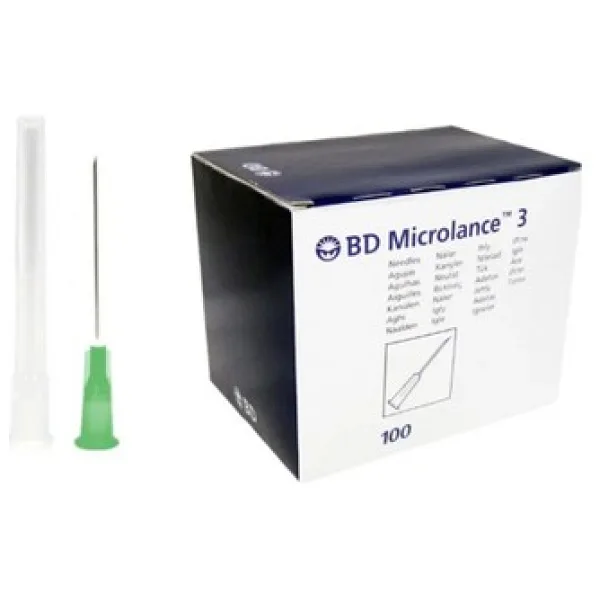 BD Microlance Yeşil İğne Ucu 21Gx1 (0,8 mm x 25 mm) - 3 Kutu