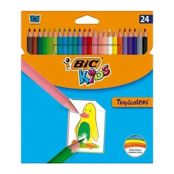 Bic Tropicolors 24'lü Kuru Boya Seti