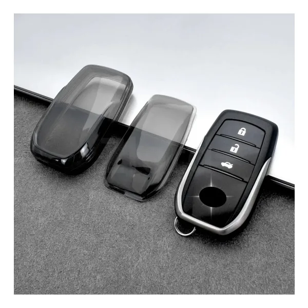 bigkey TOYOTA COROLLA ŞEFFAF FÜME KUMANDA KILIF