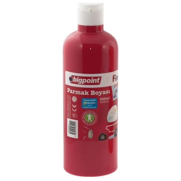 Bigpoint 500 ml Kırmızı Parmak Boyası