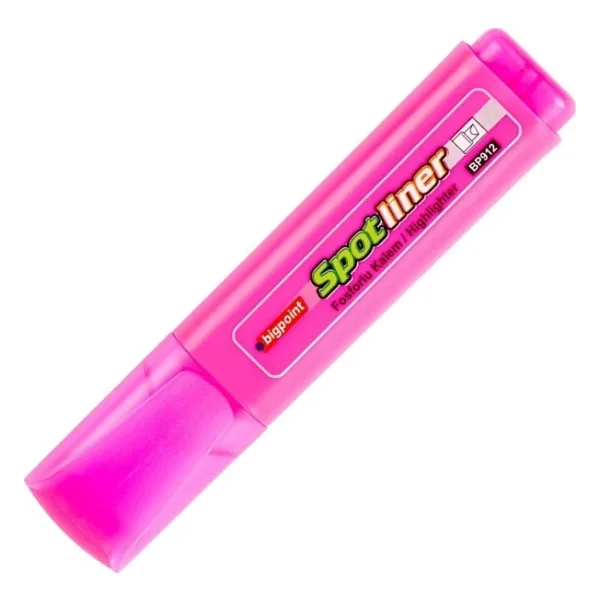Bigpoint Spotliner Pembe Fosforlu Kalem