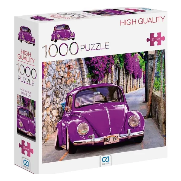 CA Games Mor Araba 1000 Parça Puzzle 7028