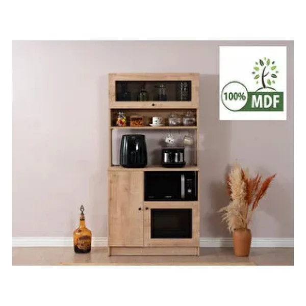 Castabal Home Vetra Tel Kahve Köşesi Dolabı ( Meşe )