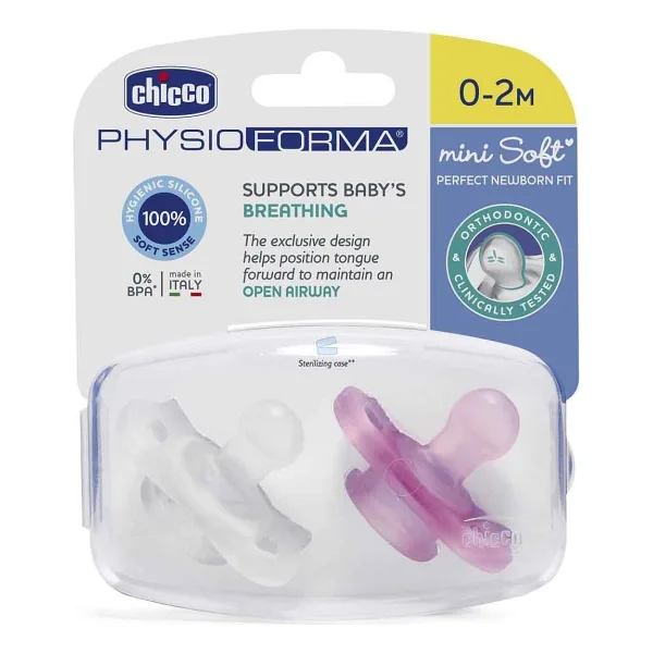 Chicco Physioforma Mini Soft 0-2 Ay İkili Emzik