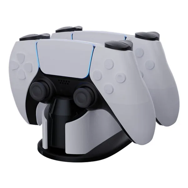 Cosmostech Sundi Ps5 Dual Charger Dock - Hızlı Şarj Istasyonu ve Stand, Ps5 Çift Kol Şarj Cihazı - Playstation 5 Dualsense Uyumlu