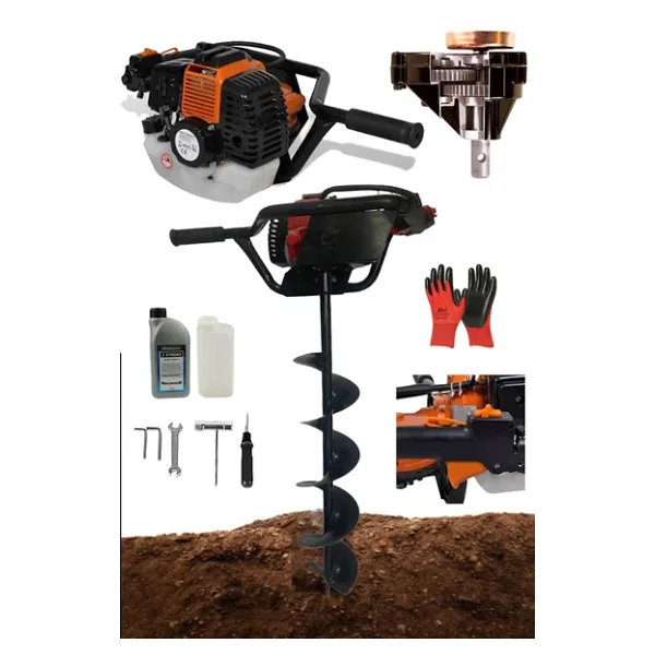 Deko DKT7980 15 cm 7.9 Hp Benzinli Toprak Burgu Makinesi