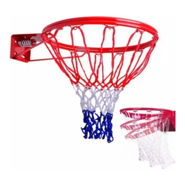 Deluxe Çift Katlı Yaylı Basketbol Çemberi + Basketbol Filesi