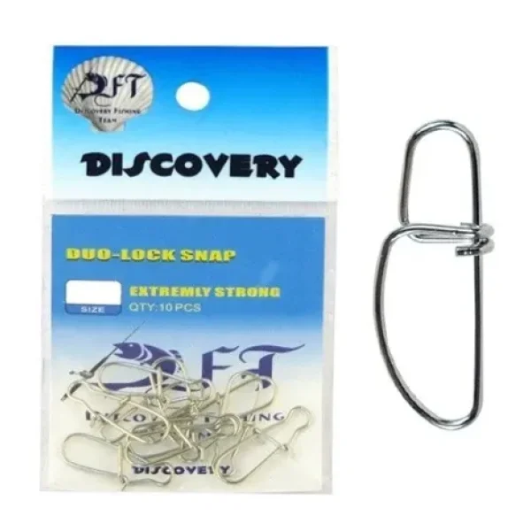 DFT CJS032 Duo Lock Nikel Klips (10'lu) No:4