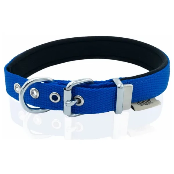 Doggie Konfor Dokuma Boyun Tasması Royal Mavi 2.0x35-40 cm (DSBT-2010 M)