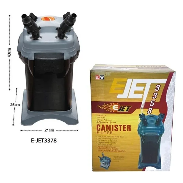 Ejet 3358 750 lt/h Akvaryum Dış Filtre