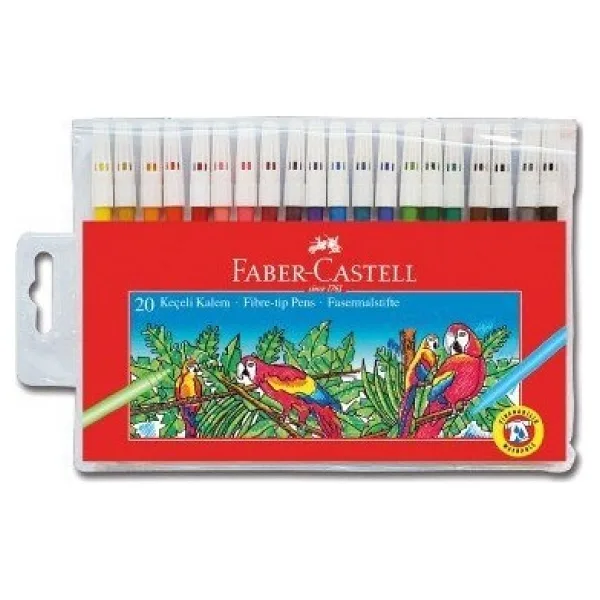 Faber-Castell 20'li Keçeli Kalem Seti