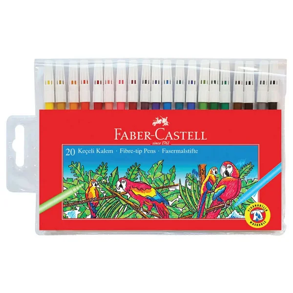 Faber-Castell 20'li Keçeli Kalem Seti