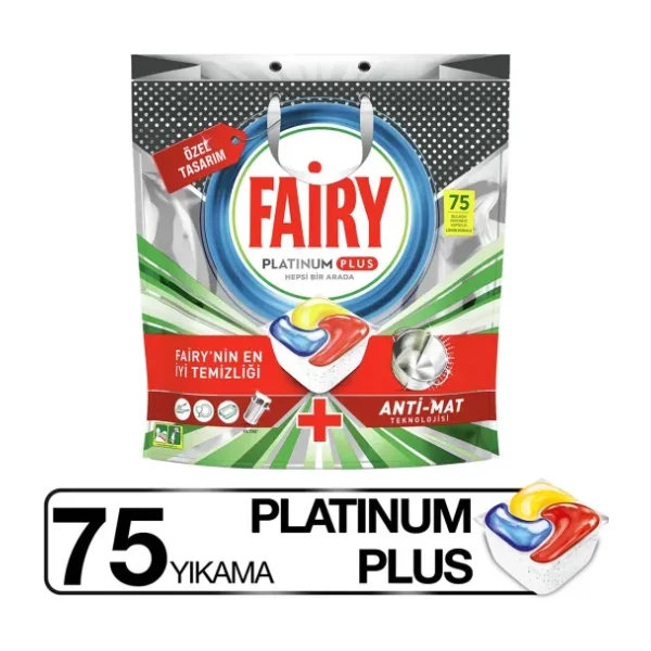 Fairy Platinum Plus Bulaşık Makinesi Tableti 75'li