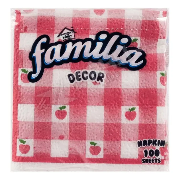 Familia Desenli Peçete 30 x 30 100'LÜ
